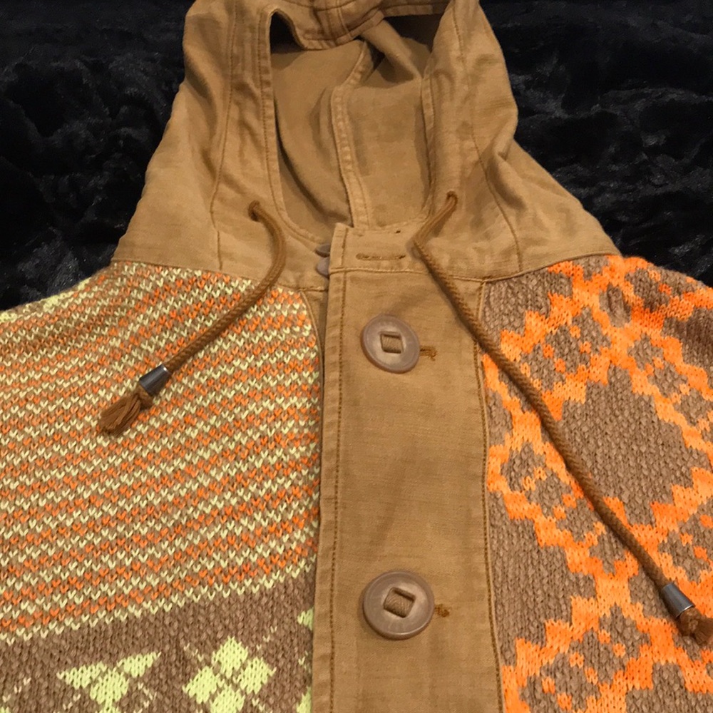 Free People Reno Knit Jacket. - Picture 5 of 16